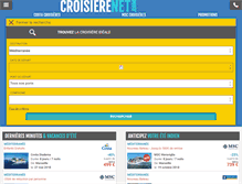 Tablet Screenshot of croisierenet.com